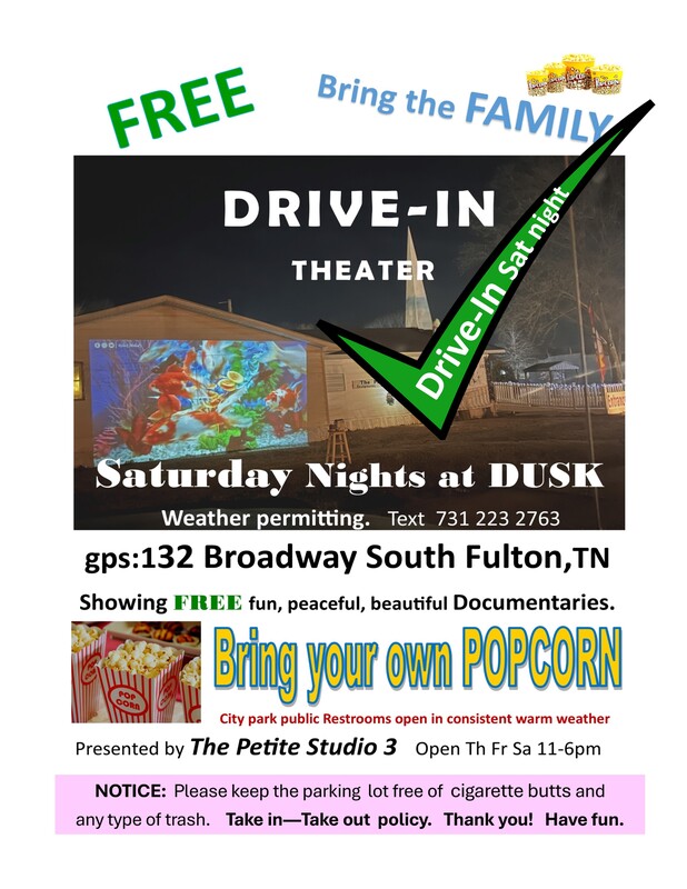 TEXT  17312232763   to confirm Saturday dusk show 